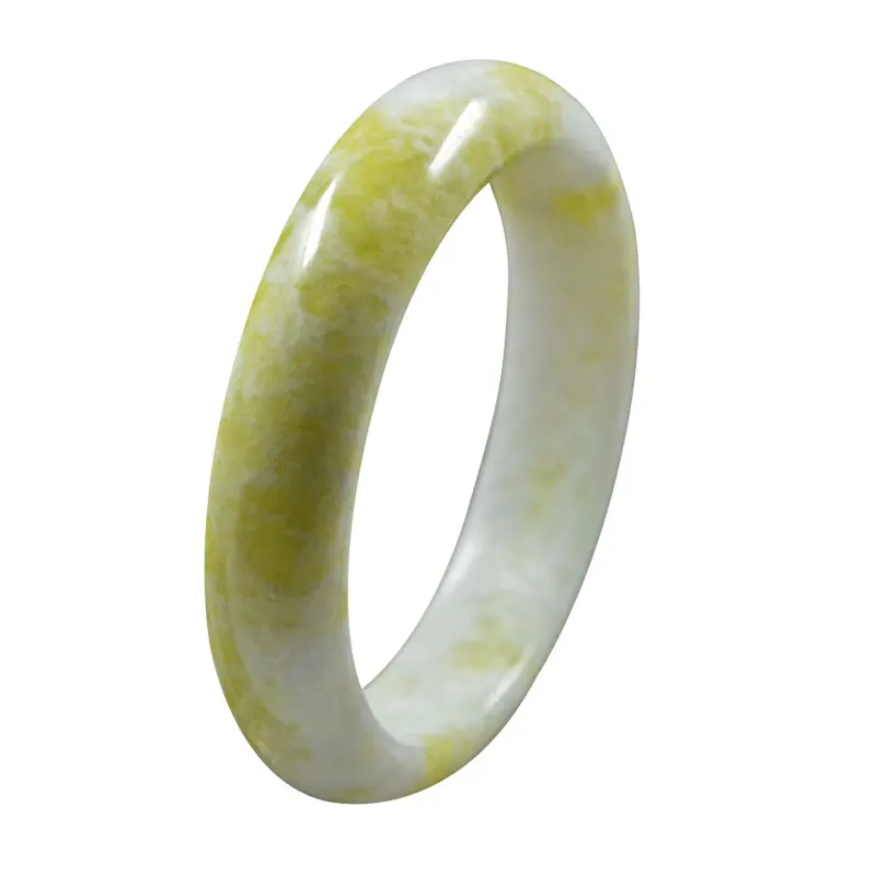 

Женские браслеты с нефритовым камнем, желтые браслеты с плавающими цветами, подарок для женщин, ювелирные изделия с нефритовым камнем