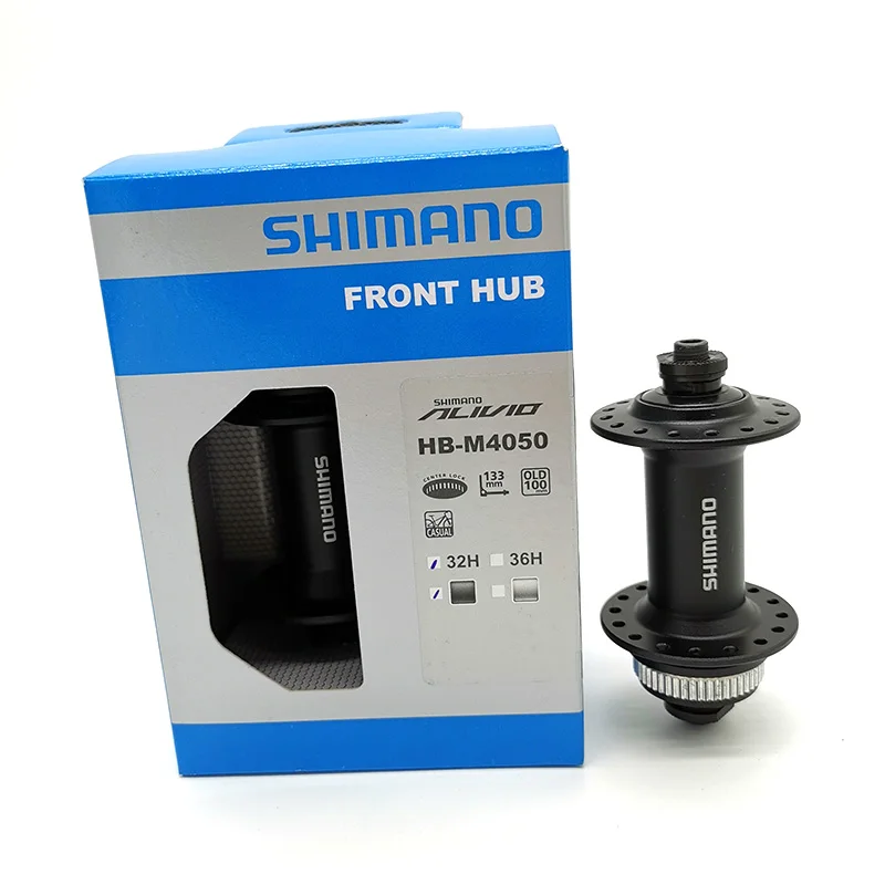 Shimano Alivio HB M4050 MTB велосипед 133 мм 32H черный/серебристый дисковый тормоз ПЕРЕДНЯЯ