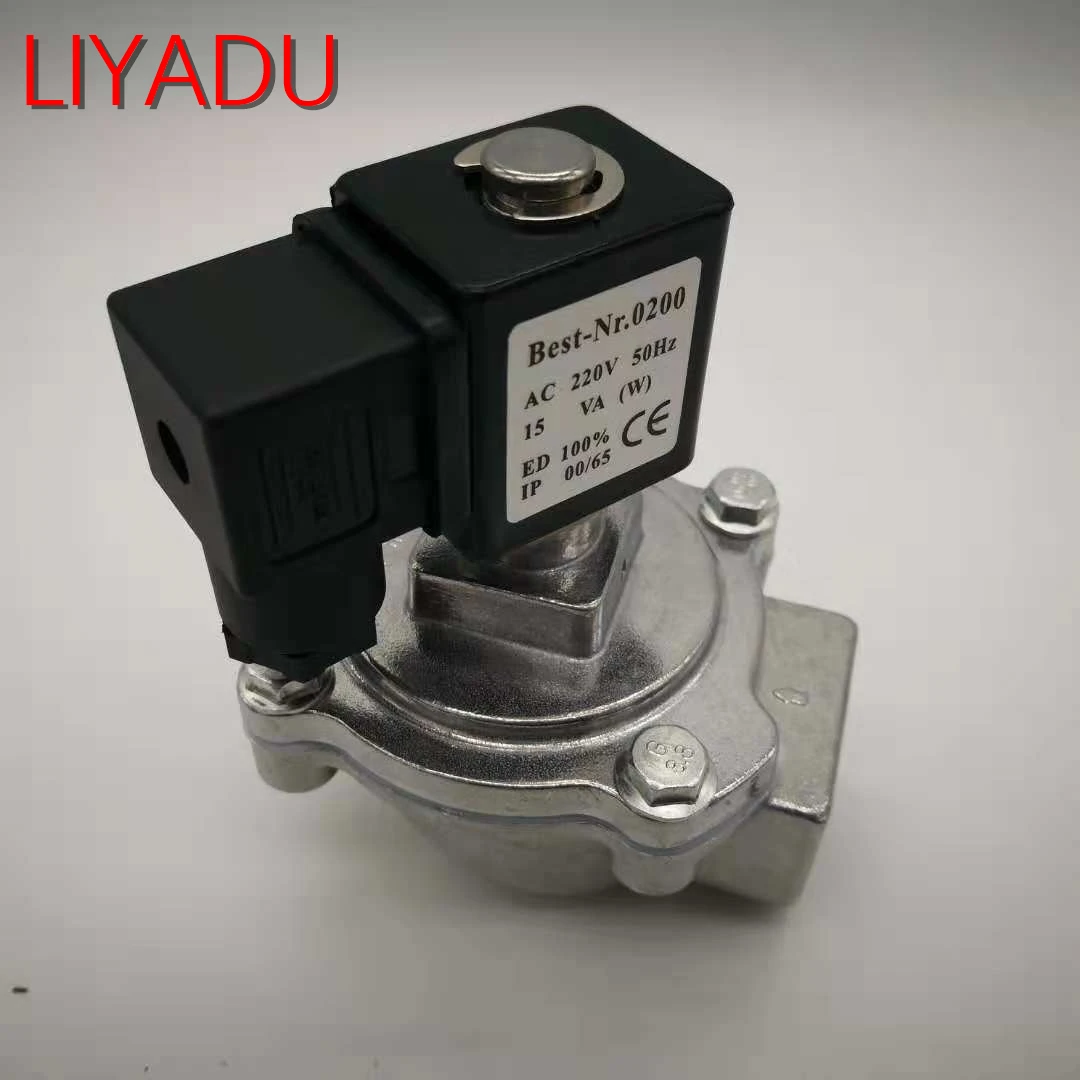 Электромагнитный импульсный клапан с прямым углом 1 дюйм DN25 электромагнитный