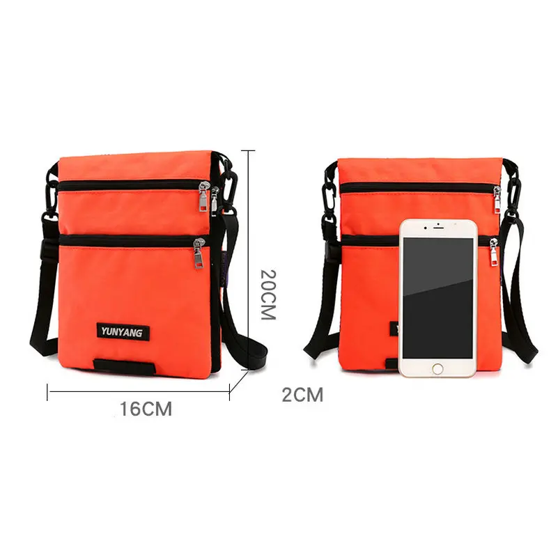 

BELLO TUTTI 2021 Fashion New Women Sport Outdoor Coin Purse Casual Nylon Cloth Waterproof Phone Wallet Ladies Shoulder Tote Bags
