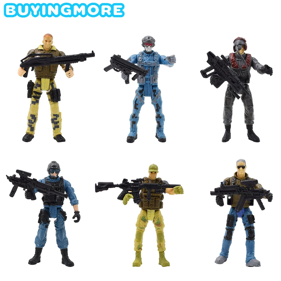 Набор моделей наемника 6 шт./компл. фигурка солдата детские игрушки для мальчиков