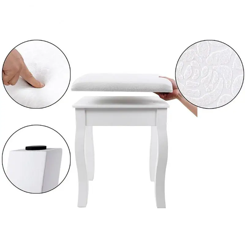 Европейские комоды для спальни с зеркалом 4 ящика 1 стул в стиле барокко женские