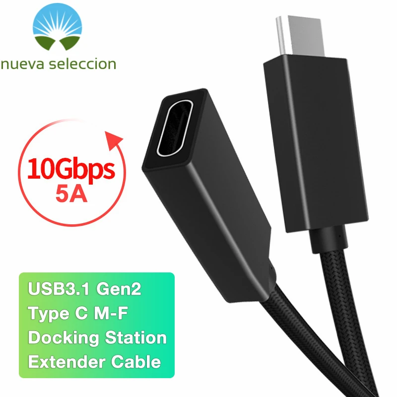 

Кабель-удлинитель USB Type-C, 10 Гбит/с, 5 А
