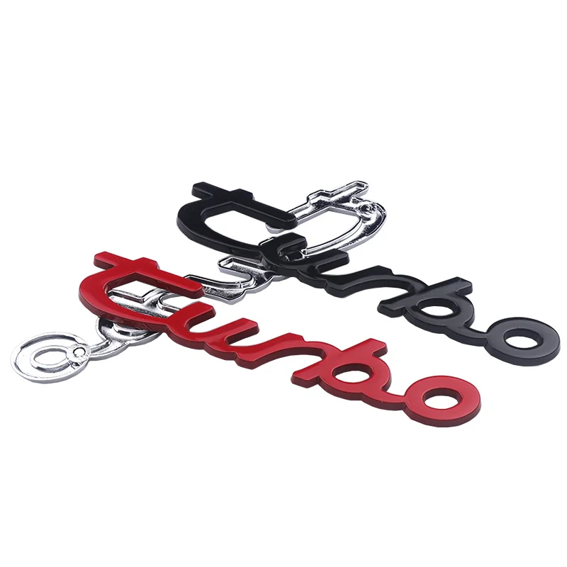 3D автомобильный Стайлинг Металлическая Эмблема турбо наклейка корпус задний