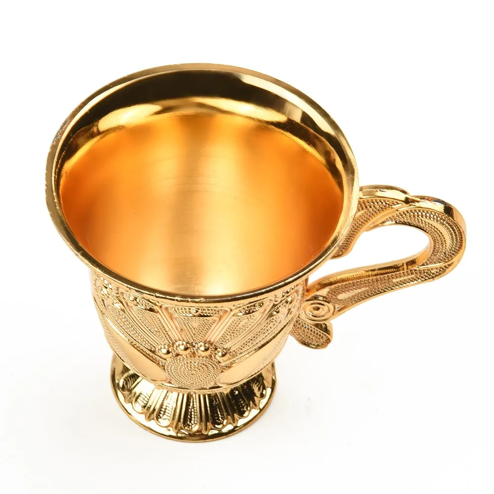 Металлический винный стакан в стиле ретро 30 мл|Кружки| |