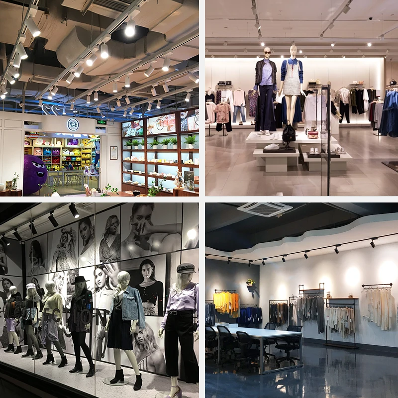 Полный комплект светодиодный Трековый светильник COB 12 Вт 20 30 40 Светодиодный