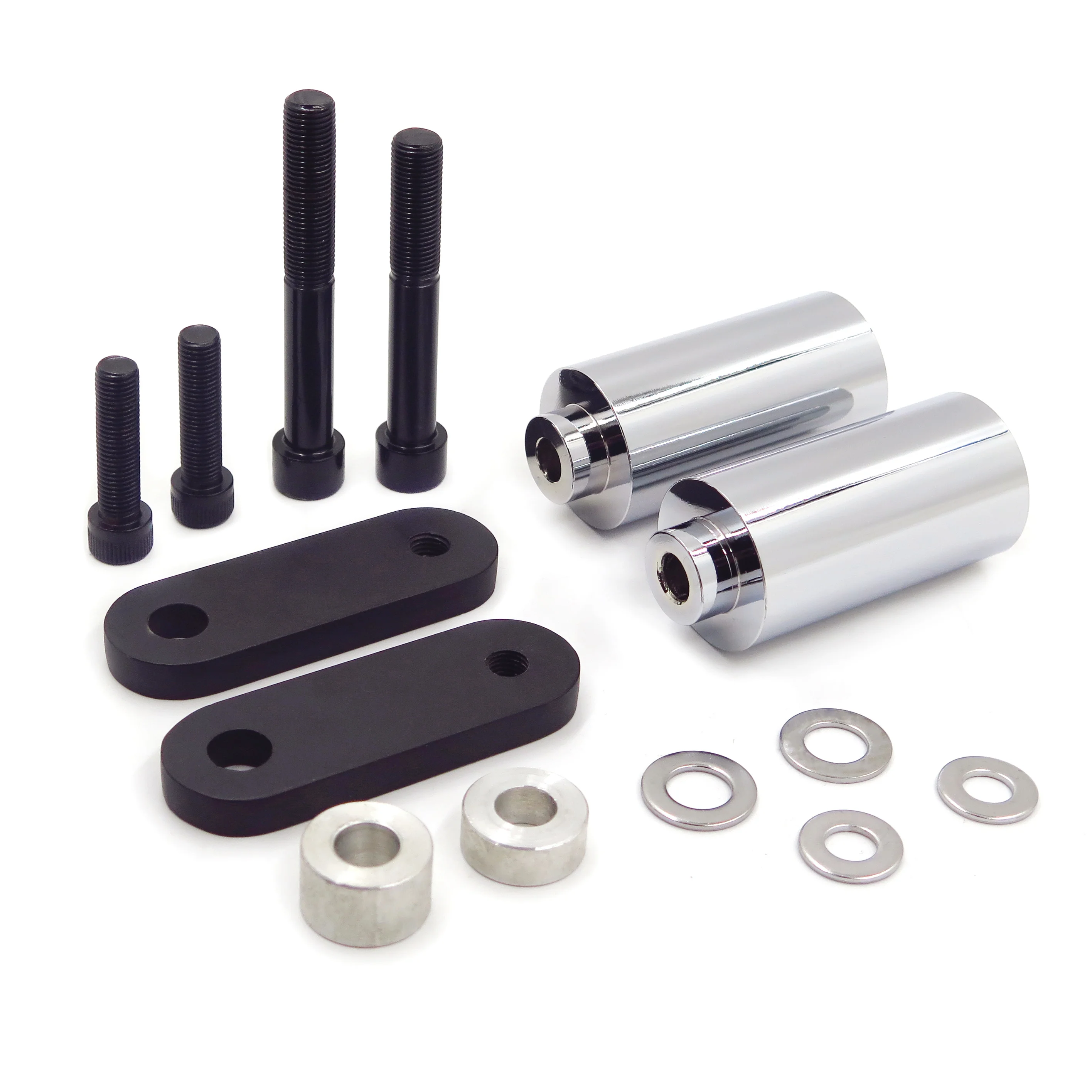 Бесплатная доставка запчасти для мотоциклов защита слайдера без обрезания рамы