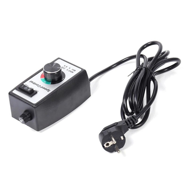 Plugue da ue Controlador de Velocidade do Motor Universal Stepless Regulador Elétrico 230v 8a