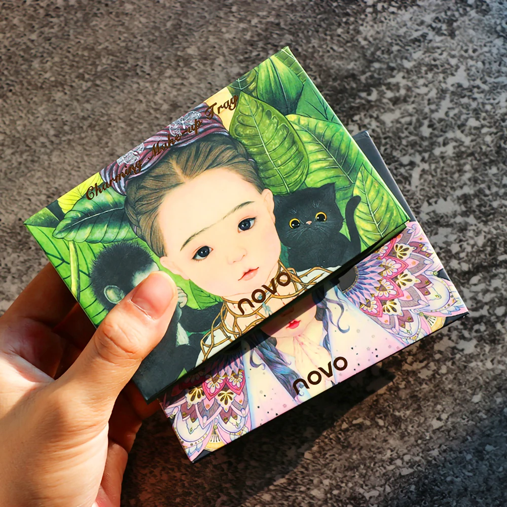 NOVO 8 оттенков матовые натуральные тени для век Палитра красота глазурованные