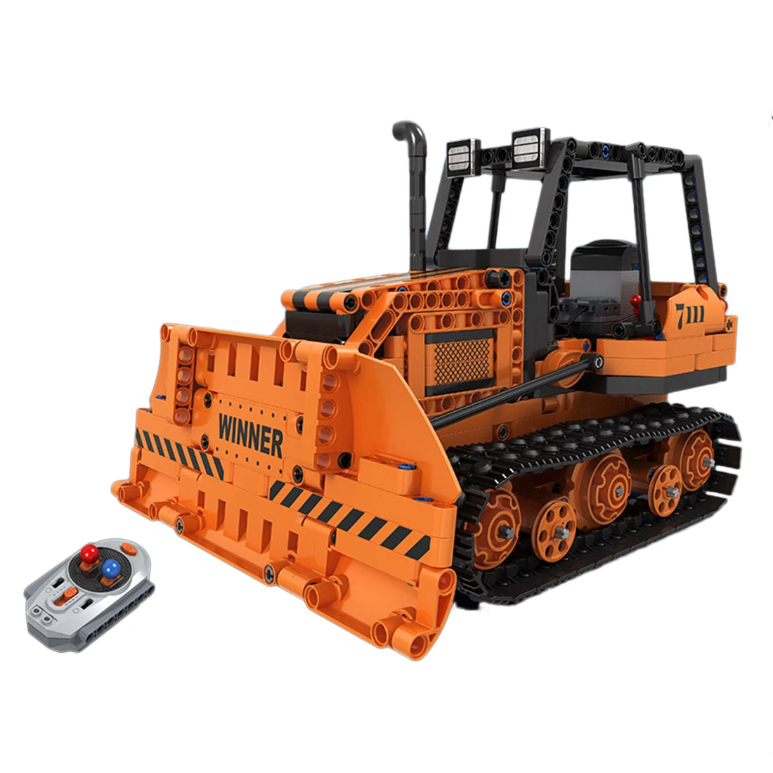 Surwish 775 Pcs DIY Building Block RC Bulldozer Construction Model Kits For Kids Gift Children Assembly Models Toy | Игрушки и хобби