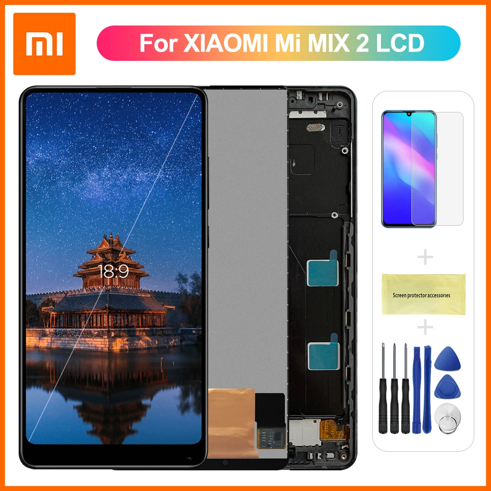 5 99 &quotIPS LCD MIX2 дисплей для XIAOMI Mix 2 ЖК-сенсорный экран дигитайзер Замена Snapdragon 835 MI MIX