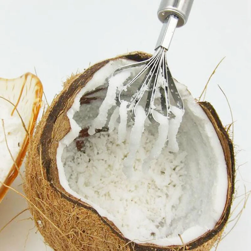Творческий тертый нож из нержавеющей стали для кокоса домашняя терка скребок