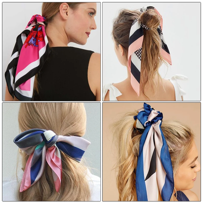 Женская повязка на голову AWAYTR модная лента для волос с принтом аксессуар |