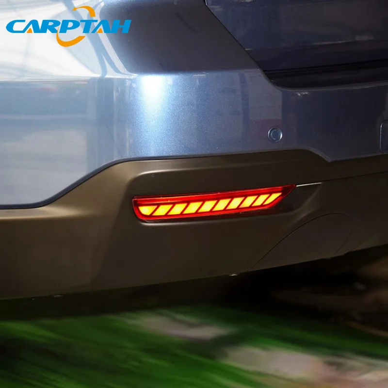 

2PCS LED Rear Fog Lamp For Subaru Forester 2008 - 2015 2016 Car LED Bumper Light Brake Light Turn Signal Indicator Reflector