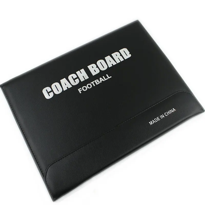 

Portable Trainning Assisitant Equipments Football Soccer Tactical Board 2.5 Fold Leather Useful Teaching Board