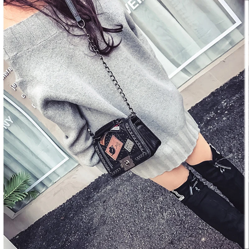 Сумка на плечо женская кожаная сумочка-тоут через с маленькой цепочкой роскошный