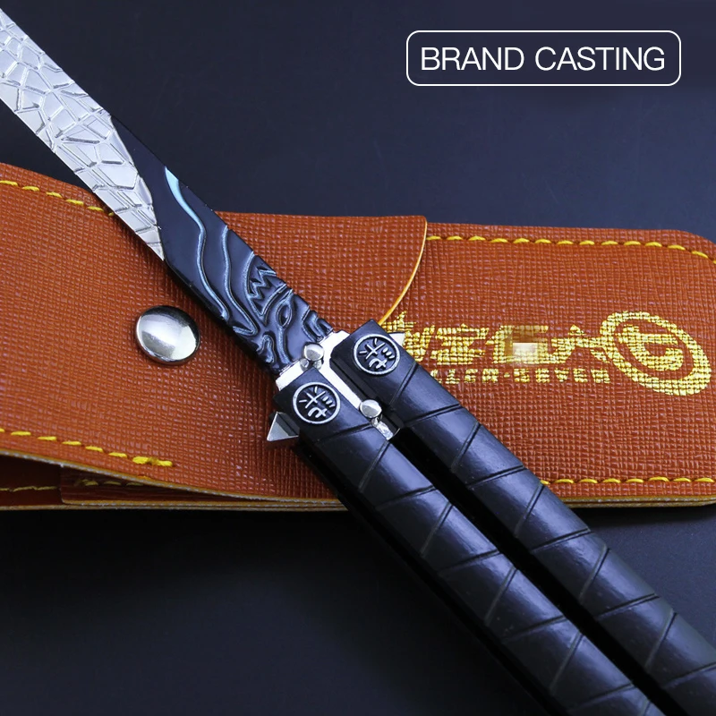 Animation peripheral alloy weapon Archie Magic Knife Thousand Blade Butterfly Flying Training Props Collection Toys | Игрушки и хобби