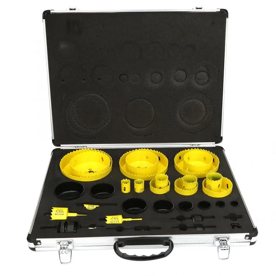 31 шт. биметаллических кольцевых пил Сталь кольцевая пила Набор ножей для