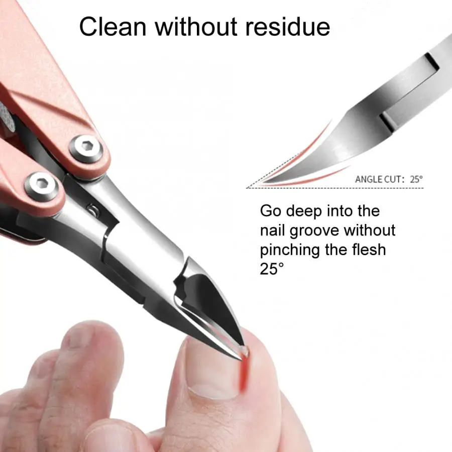 Multi-Functional Nail Clipper Stainless Steel Folding Trimmer Groove Pliers Manicure Tool | Красота и здоровье