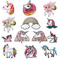 kawaii cute unicorn iron on transfers for clothing patches on clothes clothing thermoadhesive patches fusible heat transfer