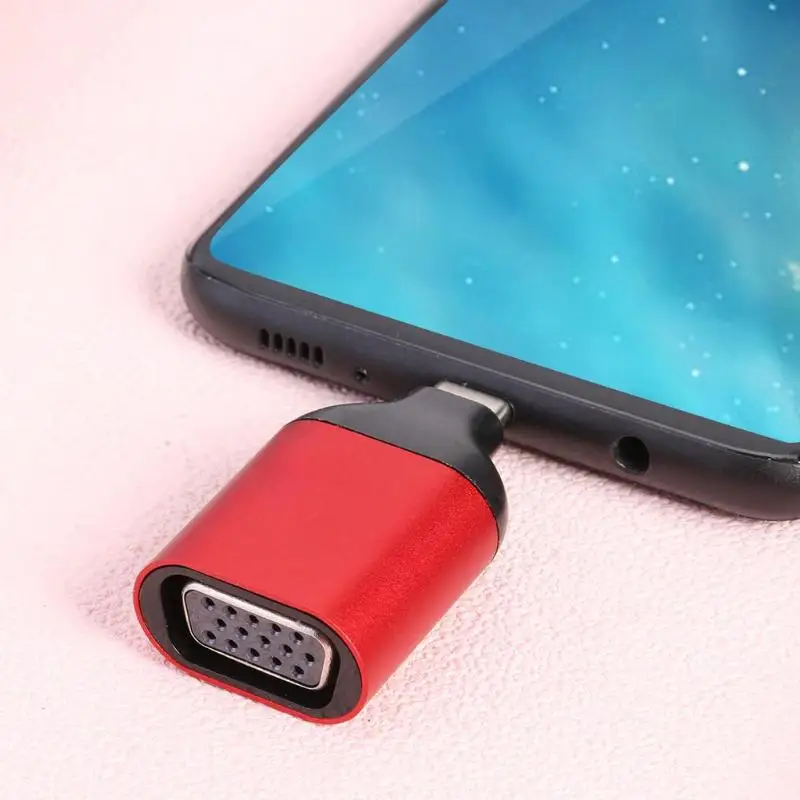 USB C к HDMI/VGA/DP Дисплей Порты и разъёмы аудио видео конвертер Кабель адаптер для MacBook