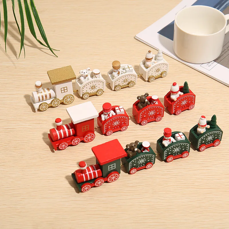 

Рождественские украшения, Рождественский маленький поезд, подарок для детей на день рождения, украшение для торта в виде окна