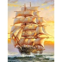 diamond for adults full drill diamond art 5d diamond painting kit for home wall decor gift ancient ship in the sea