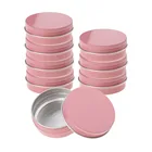 Баночка для крема, баночка для косметики, бальзама для губ, контейнер для деракации ногтей, многоразовая бутылка с винтовой резьбой, пустая алюминиевая, 1 шт.