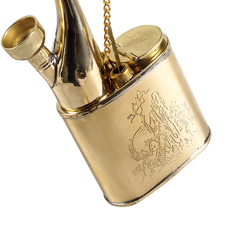 Винтажный медный Мини Кальян водяная трубка курительные трубки держатель