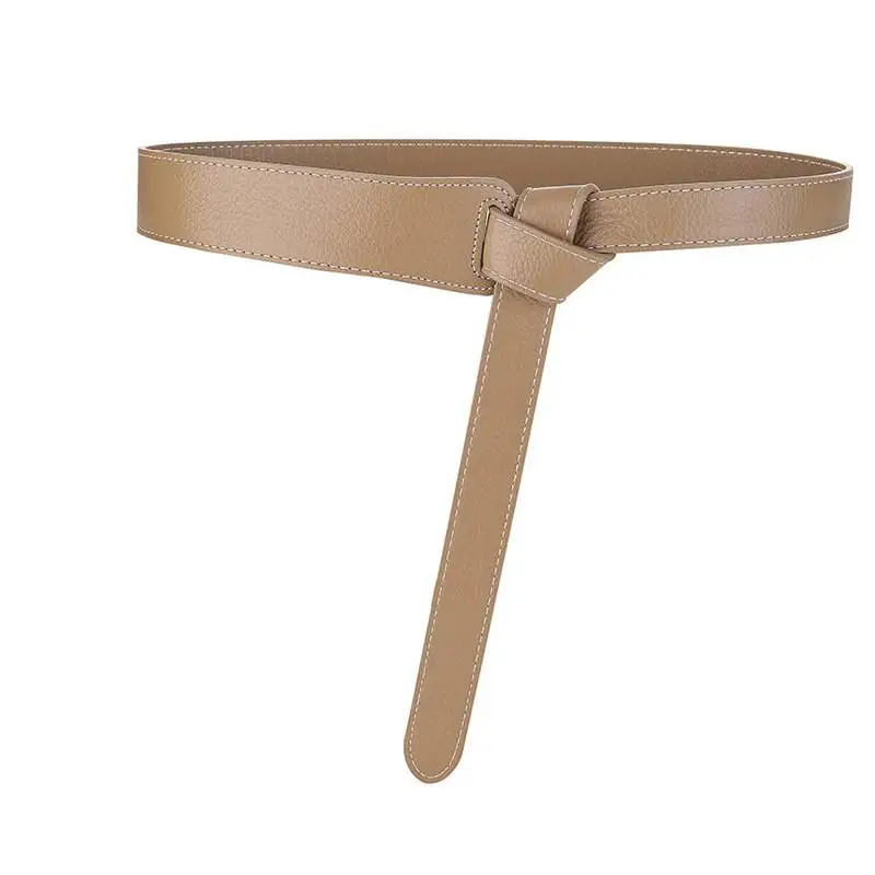 Ins Style Women's Leather Belt With Dress, Coat and Waistband