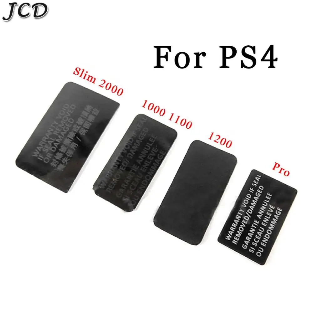 JCD 2 шт. для PS4 slim консоли этикетка Стикеры Корпус наклейка Shell уплотнения ps4 2000 1000