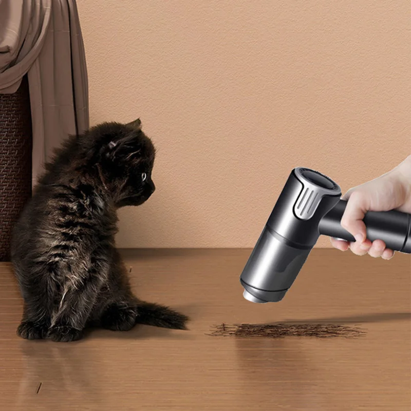 Портативный беспроводной автомобильный пылесос ручной мощный для автомобиля