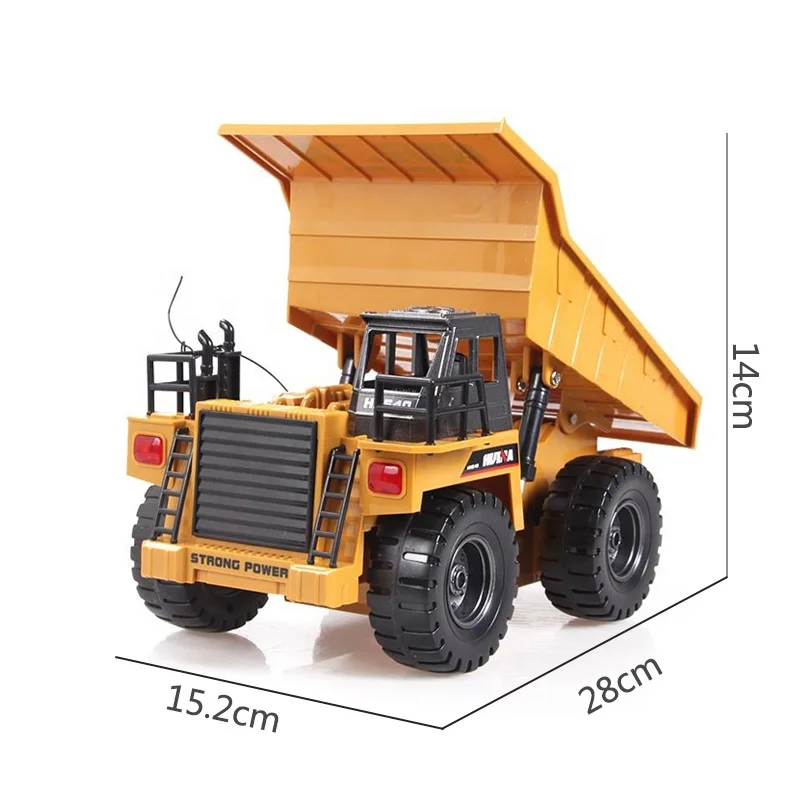 1/18 Huina 1540 Rc самосвал экскаватор на дистанционном управлении Игрушки Сплав RC