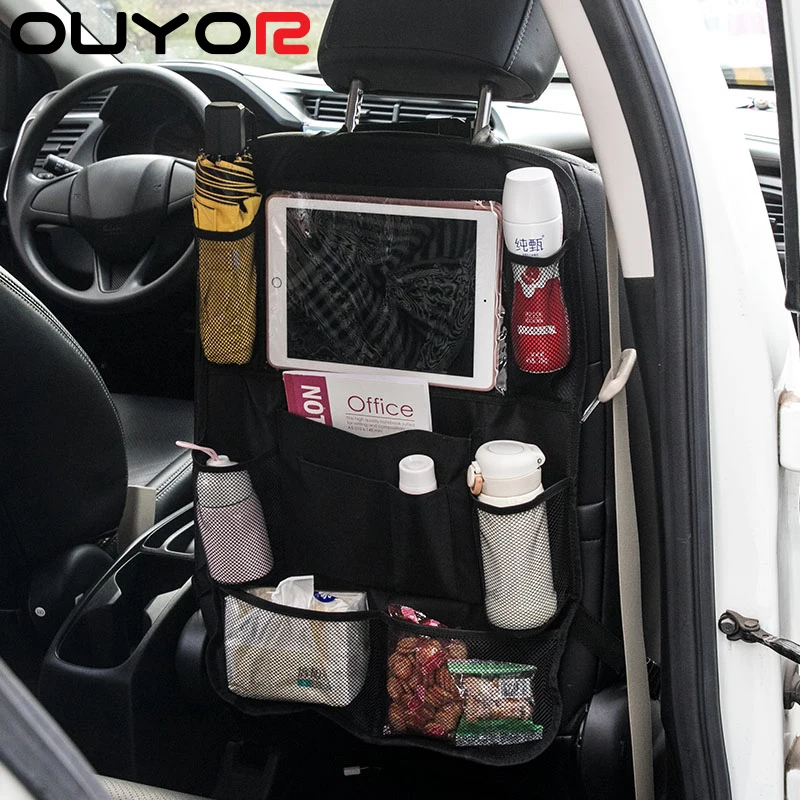Органайзер для заднего сиденья автомобиля сумка хранения с несколькими