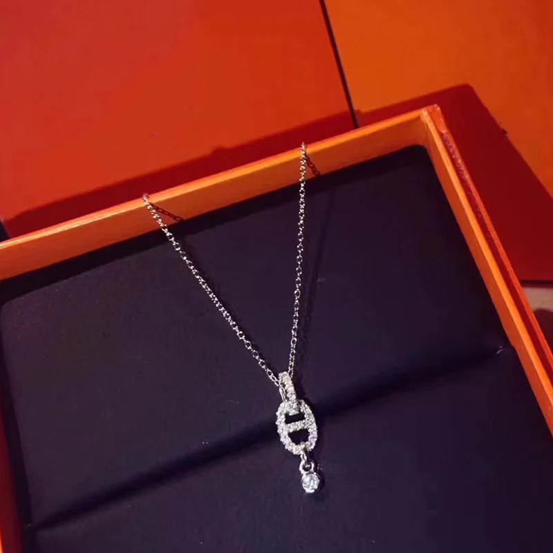 Бренд 925 стерлингового серебра ювелирные изделия для женщин Мини маленький кулон