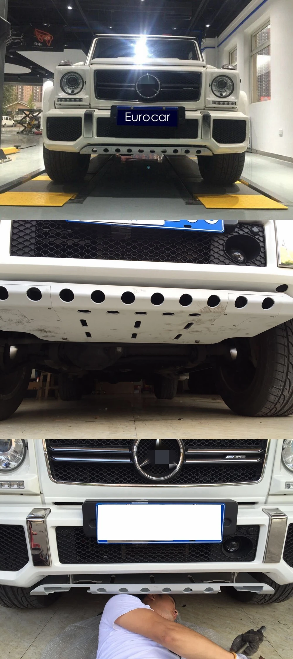H MB g wagon w463 защитная пластина переднего бампера для g63 g65 2014y