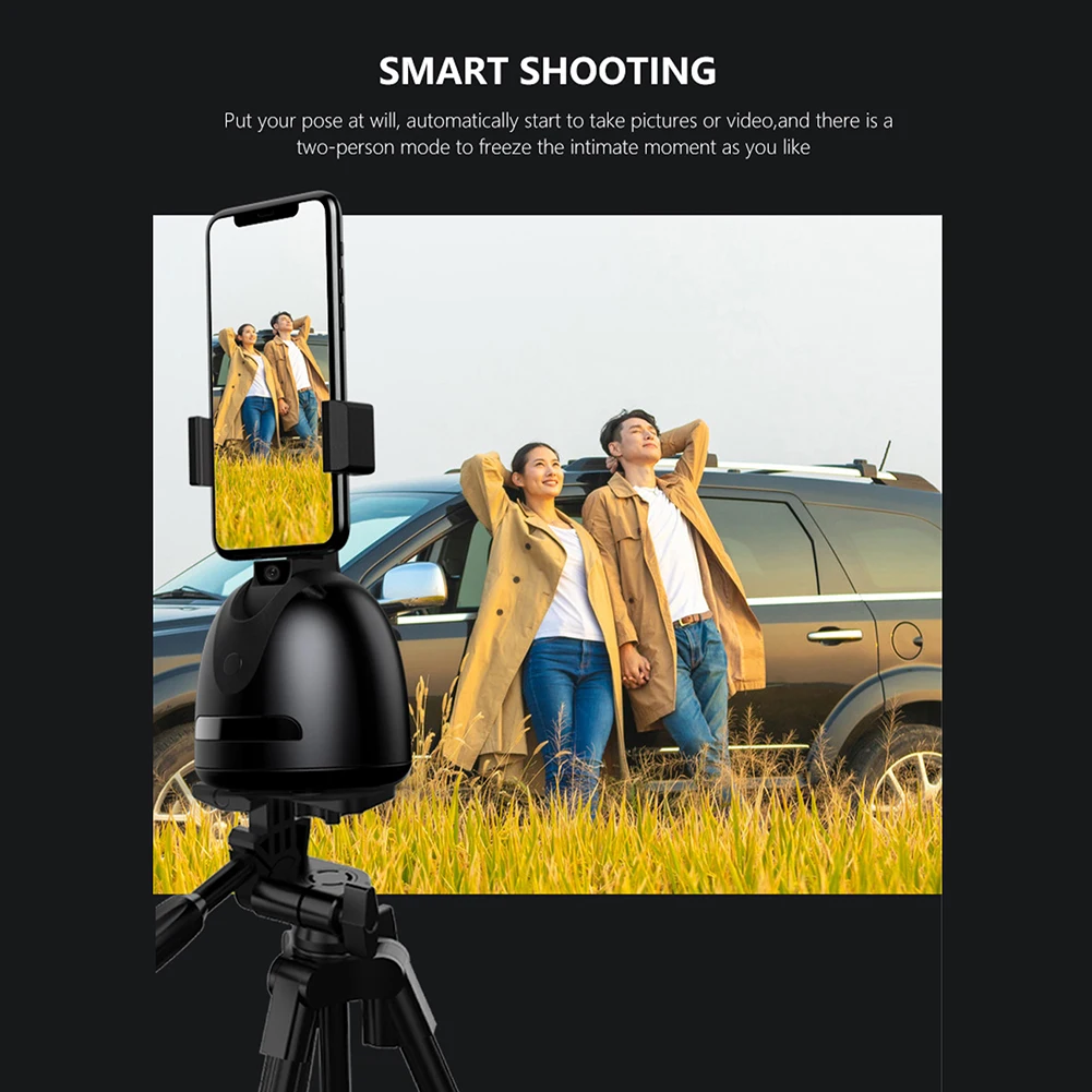 Auto Smart Shooting Selfie Stick 360° Object Tracking Holder Face Gimbal Stabilizer Camera Phone Tripod | Электроника