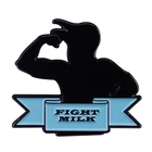 Брошь в стиле фильладельфии It's Always Sunny-сражайтесь, как ворона, молочко для боди, эмалированная булавка, комедийный аксессуар для фанатов