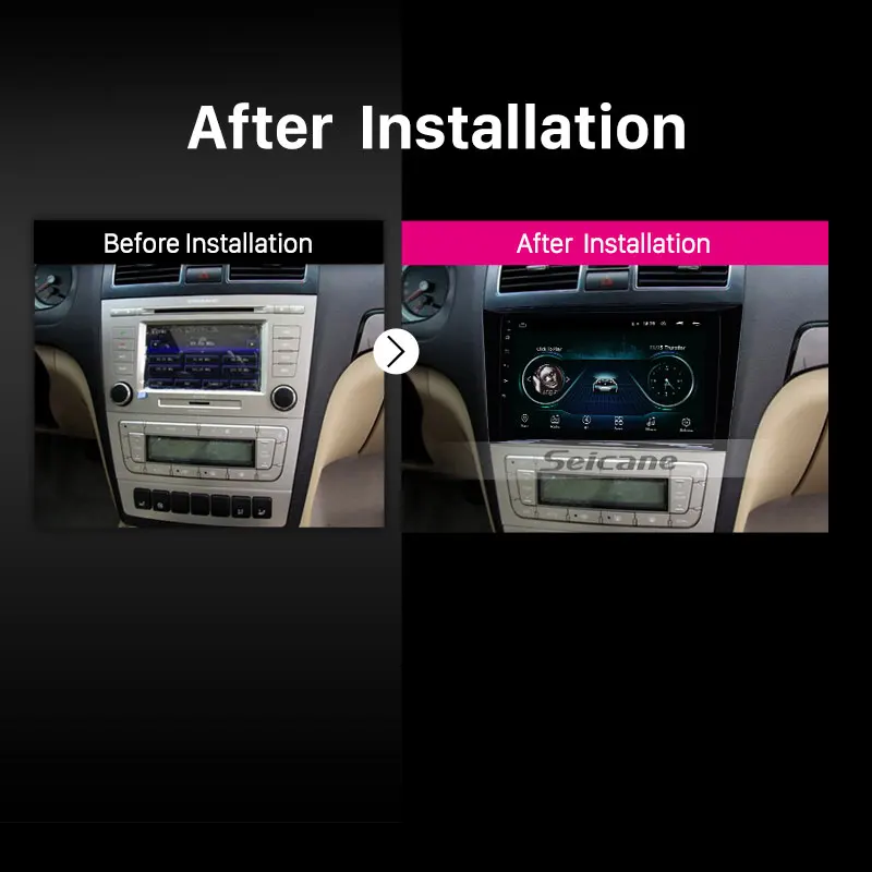 Автомобильный GPS навигатор Seicane 9 дюймов радио Android 8 1 для Geely Emgrand EC8 2009-2011 2012 2013 2014