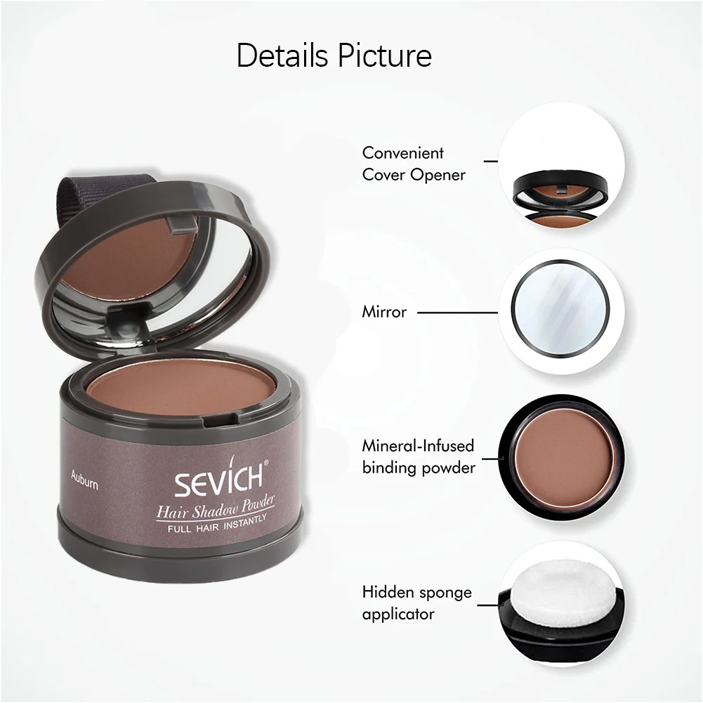 Sevich Hairline Powder 13 Color Hair Root Cover Up Water Proof Instant Modified Repair Shadow Makeup Concealer | Красота и здоровье