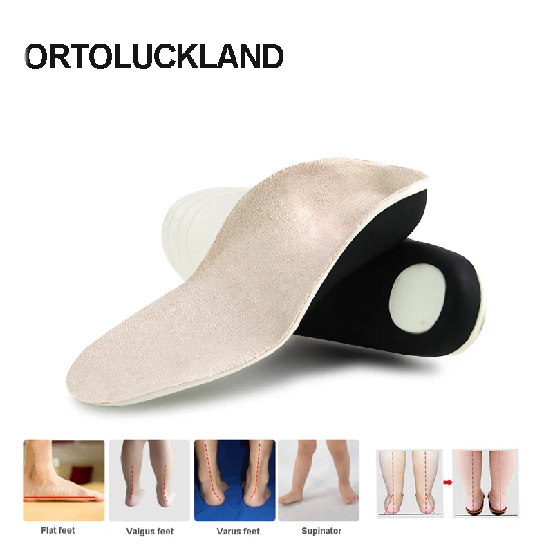 Ortoluckland ортопедические стельки для детей плоскостопия X/O ноги дышащая здоровая