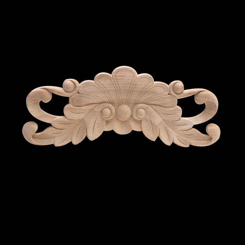 Античная современная декоративная европейская деревянная аппликация