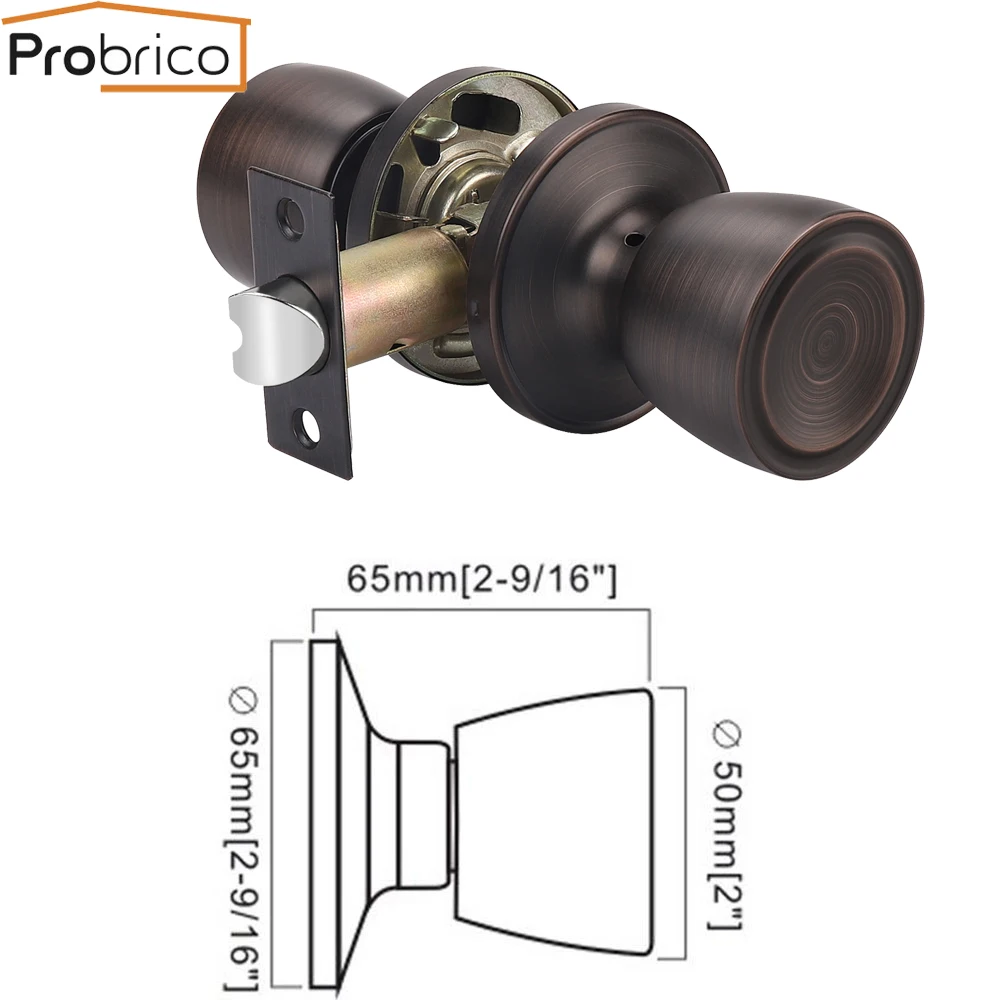 Ручки двери Probrico для межкомнатных дверей с вращением передняя и задняя