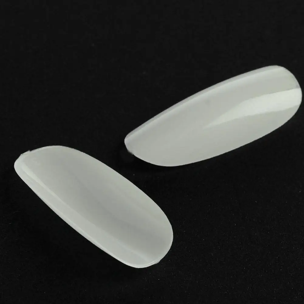 50 шт./упак. накладные ногти естественный белый ультра тонкий советы круглый