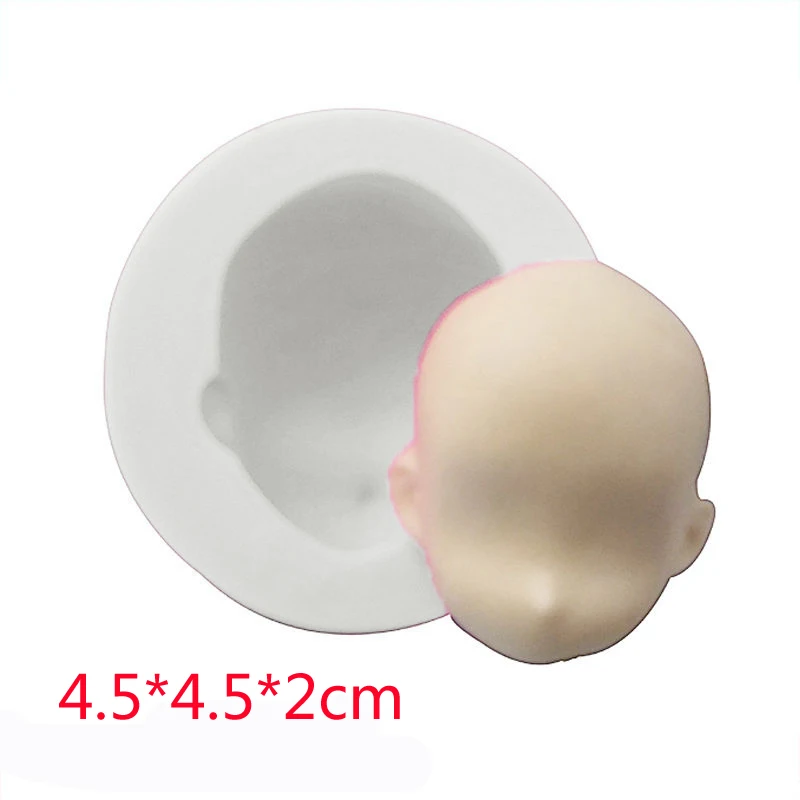 3D девочка принцесса лицо леди голова торт плесень кукла шоколадный DIY Декор силиконовая милая помадки|Формы