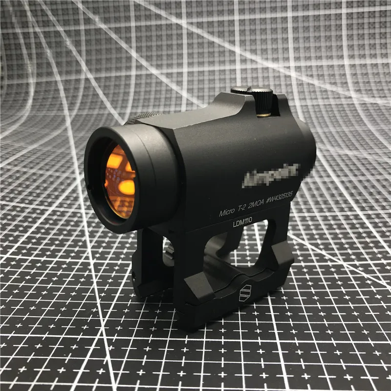 Тактический прицел с красной точкой 2MOA стандартный подсветкой Прицел Снайпера