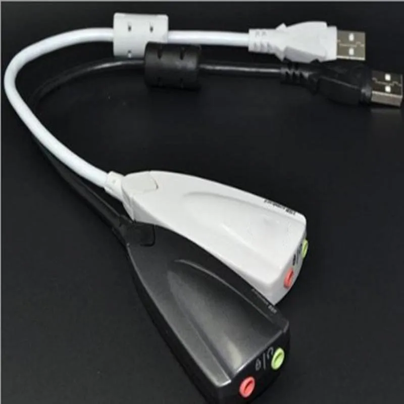 Антимагнитная внешняя звуковая карта USB 7 1 адаптер 5HV2 3D Аудио гарнитура микрофон 3