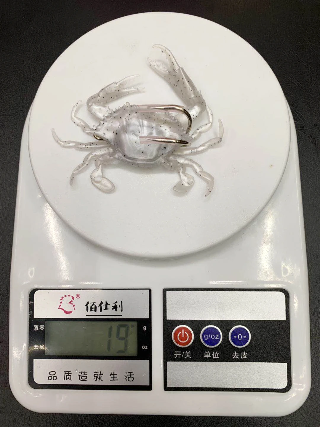 Silicone Road Bait 3D Simulation Crab Bait With Hook Sea Fishing Bait Tackle#EW