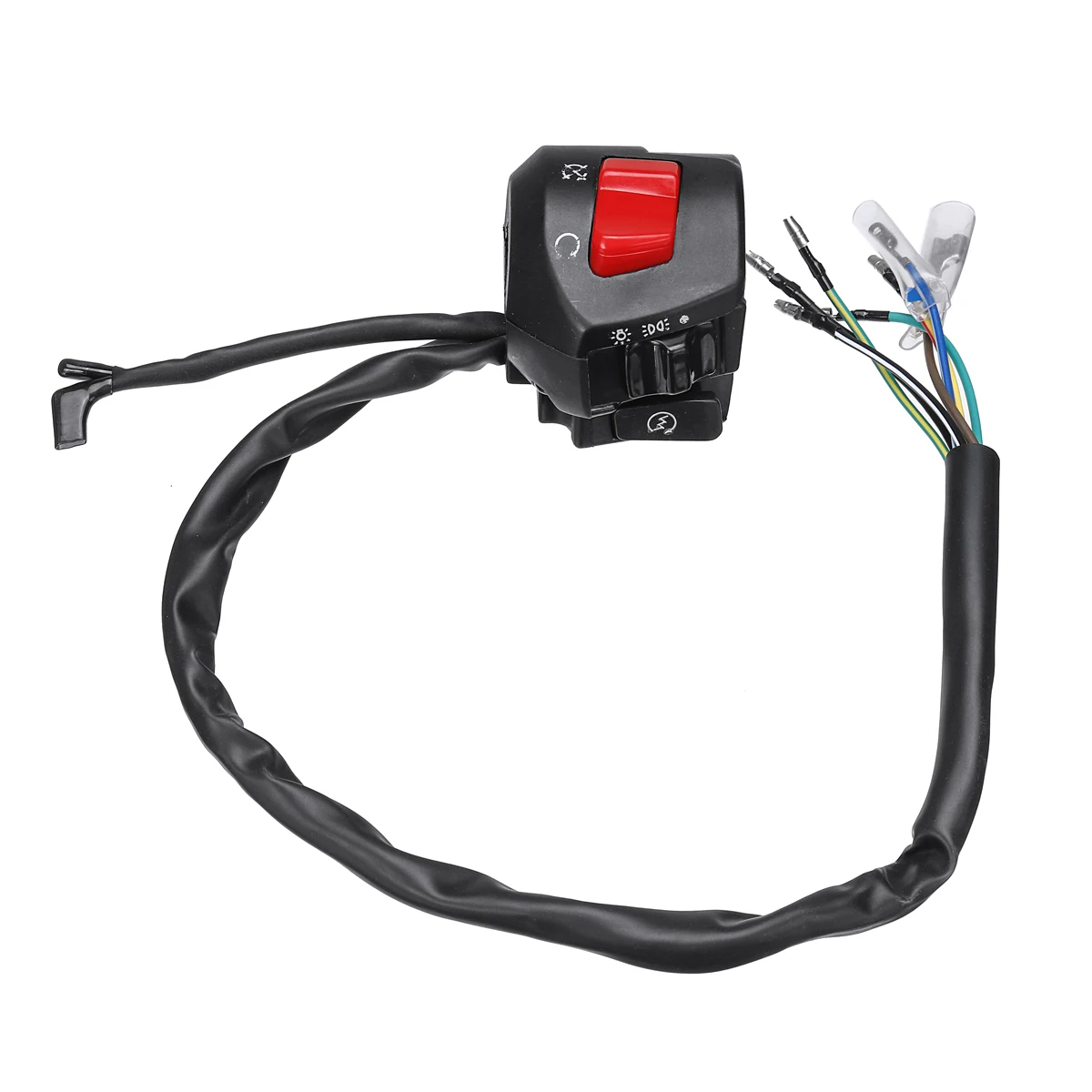 12V Electrical Start Switch Double Throttle Universal 7/8" Motorcycle Handlebar Control Switches Horn Turn Signal Headlight |