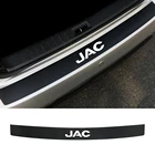 Автомобильная наклейка на задний бампер для JAC Refine J3 J2 S5 A5 J5 J6 J4 Vapor S2, автомобильные аксессуары, Защита краев багажника, наклейка из углеродного волокна
